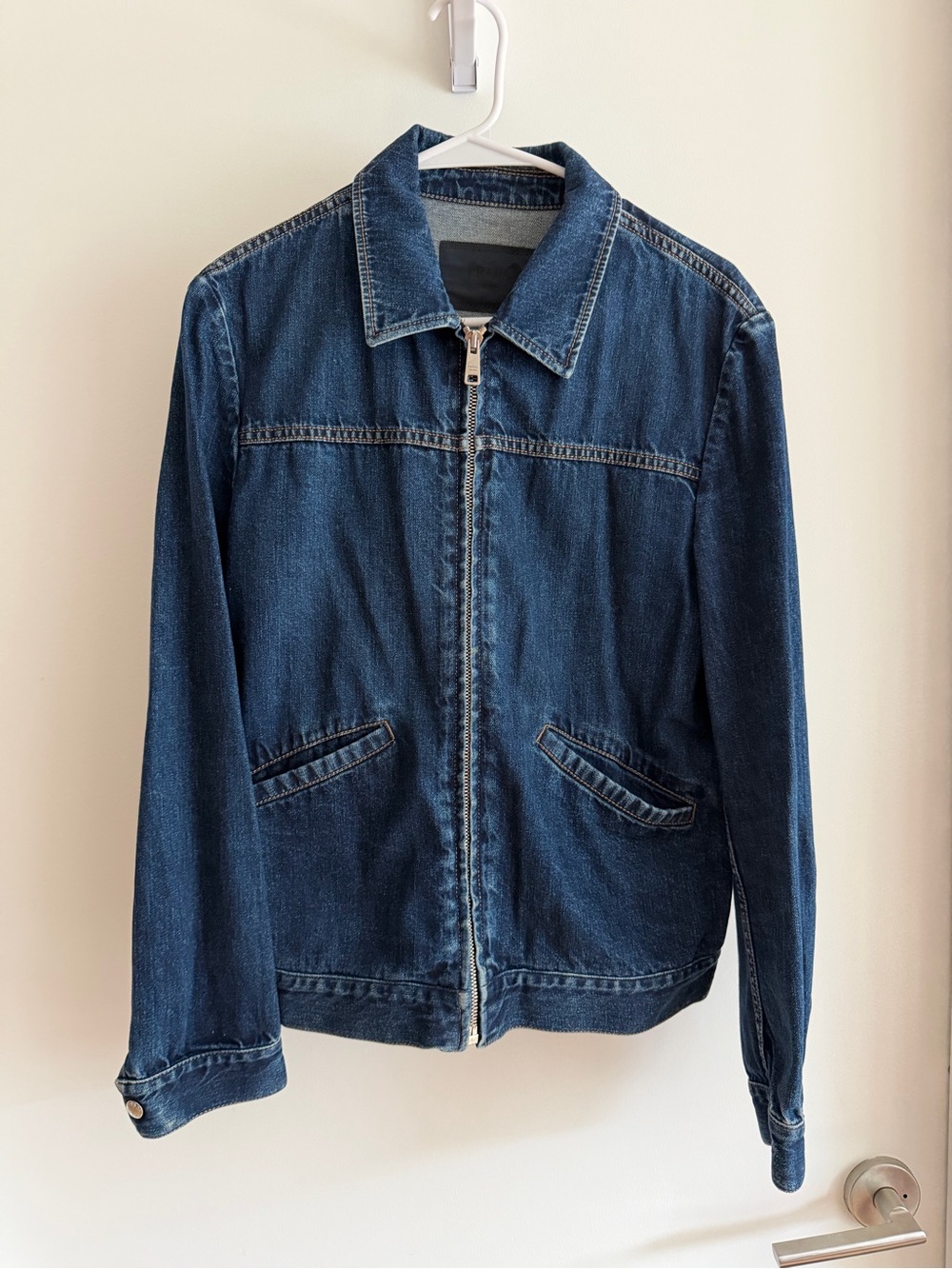 Prada vintage blue selvedge denim jacket